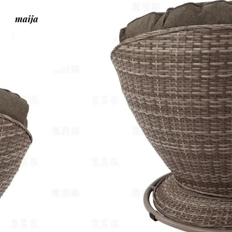MUJU Depok Waterproof Rattan Swivel Chair from MODENG