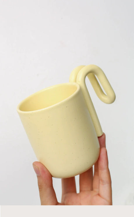 LENYVASEN Zara Nordic Ceramic Handle Cup from LENYVASEN