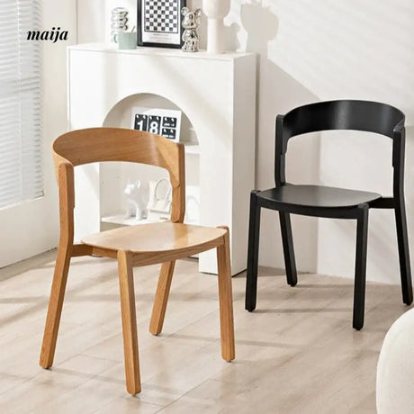 MIKA White Oak Backrest Dining Chair from MIKA