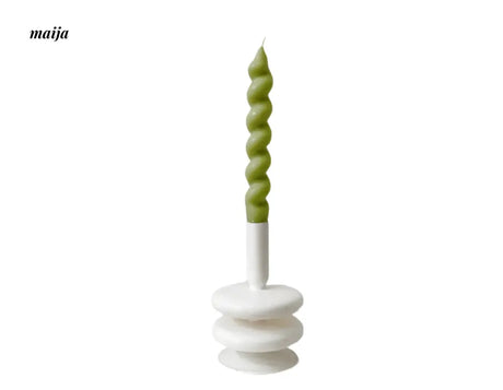 COLOURHUNTER Retro Pilsan Spiral Candle from maija