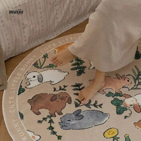TIPTOE Rabbit Treasure Rug from TIPTOE