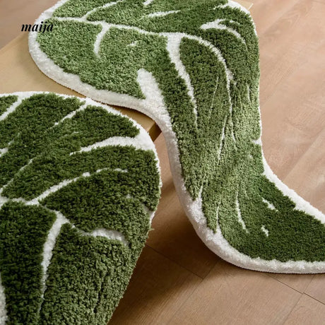 KENZAKI Leafy Washable Floor Mat from KENZAKI