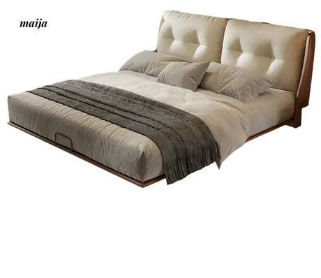 Conway Suspended Leather Bed from Kaiyashi
