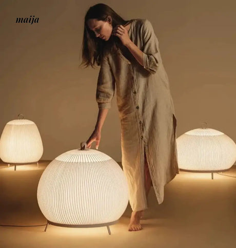 Bird Cage Round Table Lamp from maija