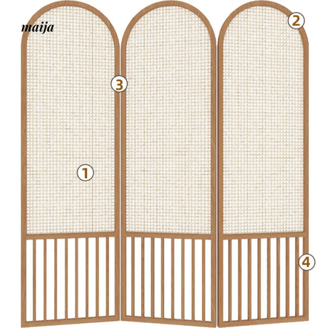 HARUNO Lisa Rattan Partition Wall from HARUNO