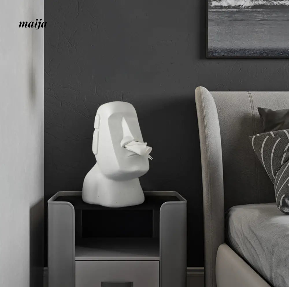 Stone Face Tissue Box from maija