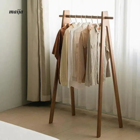 Anderson Cherry Wood Clothing Rack from maija