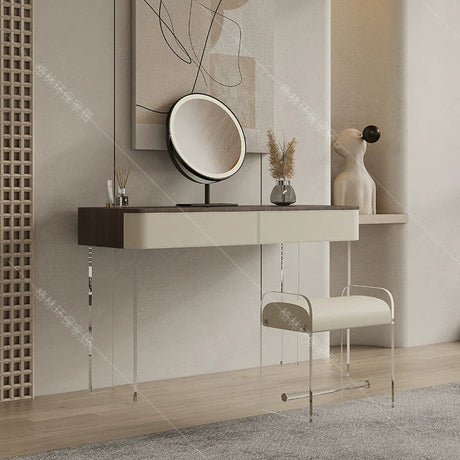 GEPH Stella Cream Acrylic Storage Dressing Table from GEPH