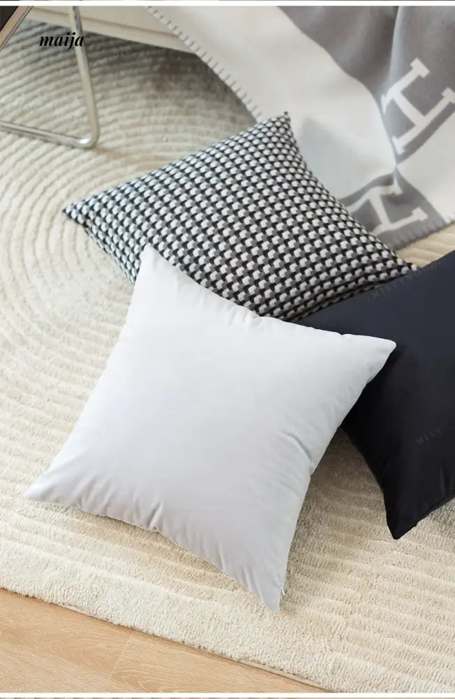 MISTYWOOD Black Velvet Cushion from maija