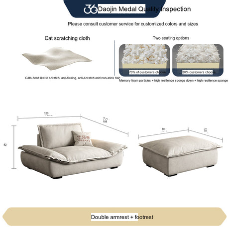 FASATI Isolde Cozy Creamy Corner Sofa from FASATI