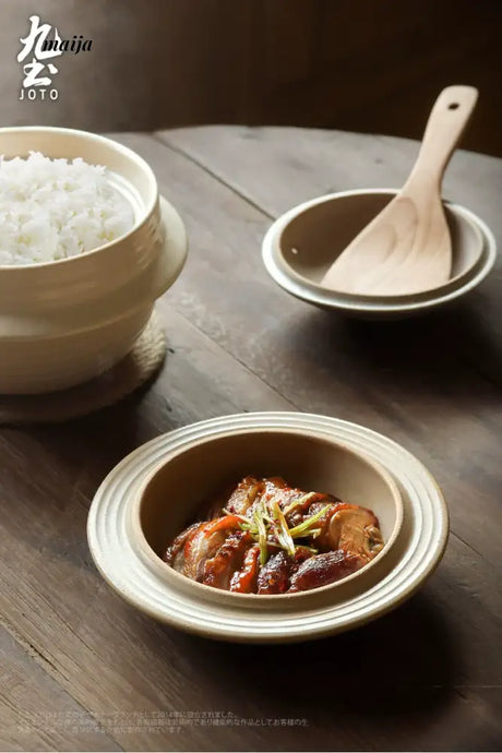 JOTO Japanese Ceramic Cooker High Temperature Soup Pot from JOTO