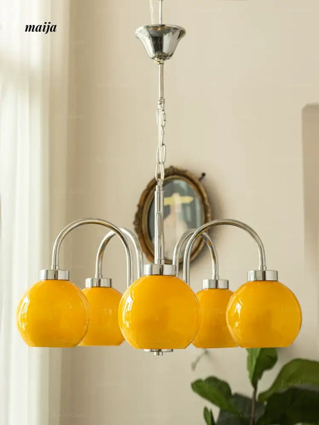 LYNN Persimmon Designer Chandelier from Lynn's Lamp