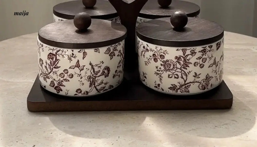 LIVETAI French Retro Ceramic Dinnerware from maija