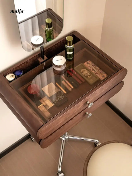 Retro Solid Wood Dressing Table from maija