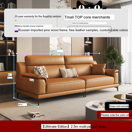 DIPU Zara Italian Cowhide Sofa from DIPU