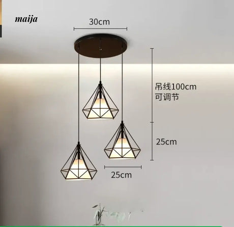 GVG Diamond Cage Ceiling Pendant Lamp from GVG