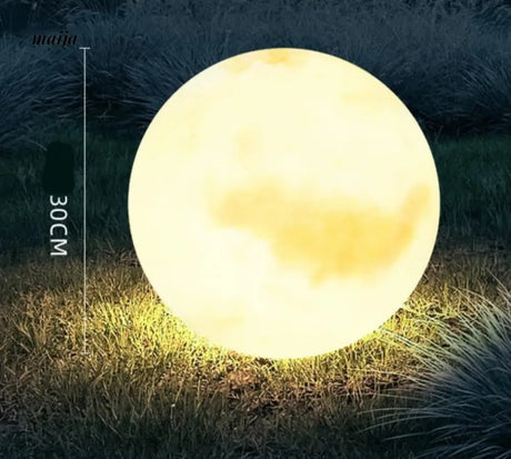 GVG Solar-Powered Waterproof Moon Garden Lamp from Kaiyashi