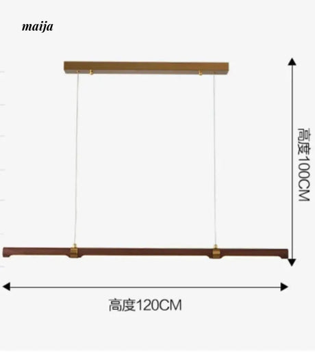 Arroyo Long Bar Ceiling Light from maija