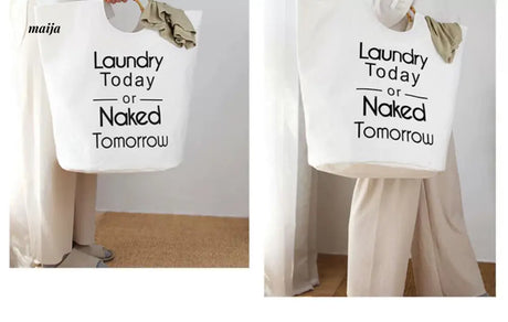 MUYE Cotton Linen Laundry Basket from MUYE