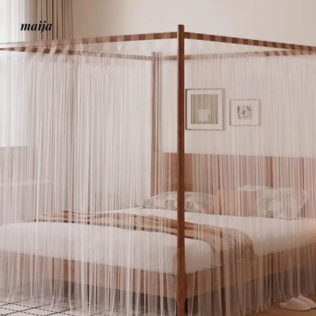 Kira Solid Wood Bed with Canopy from maija