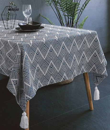 Chevron Vintage Tablecloth from maija