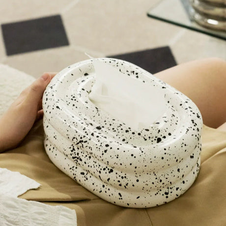 LENYVASEN Elodie Silver Ceramic Storage System from LENYVASEN