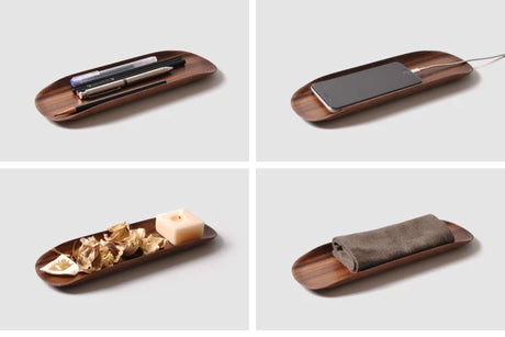 MUMO Nora Solid Wood Key and Tea Tray from MUMO