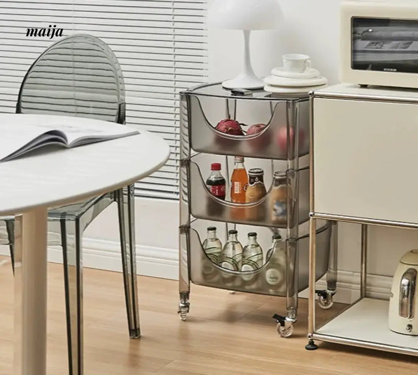 Acrylic Cloudy Snack Trolley