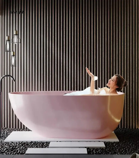 Standalone Stone Bathtub from maija