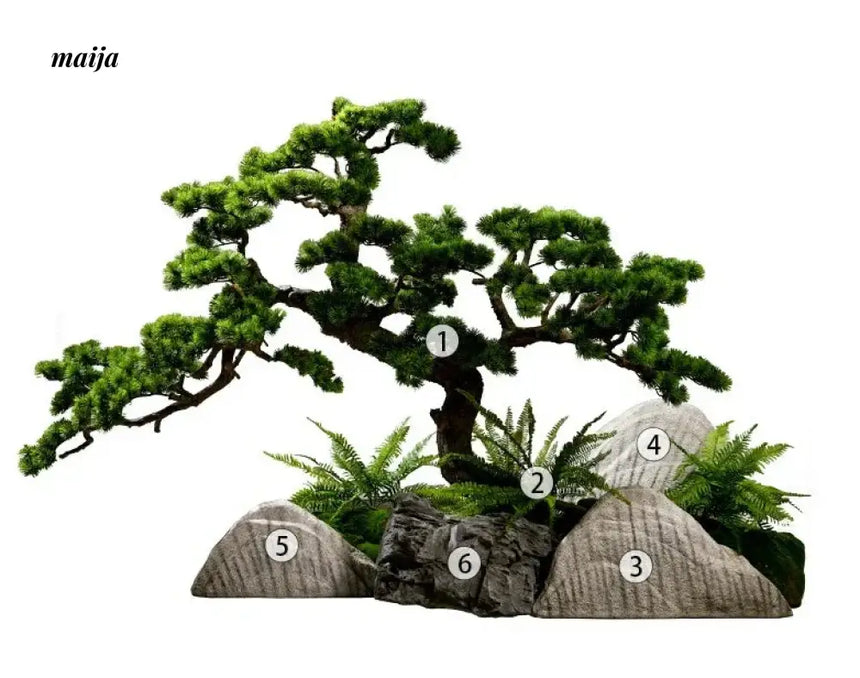 Artificial Welcoming Pine Bonsai from Royal Forest