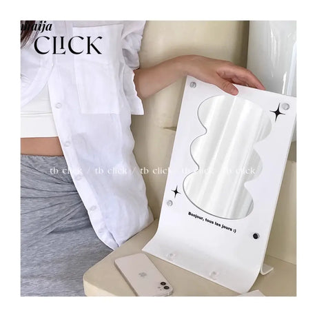 CLICK Shining Acrylic Makeup Mirror with Irregular Frame from CLICK