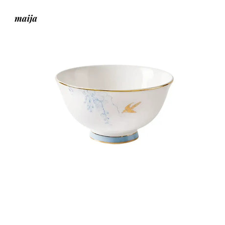 MOSE Ink-Color Luxury Porcelain Plate from MOSE