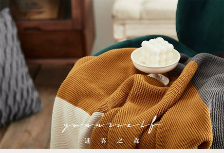 MISTYWOOD Knitted Cotton Duvet for Bed from MISTYWOOD