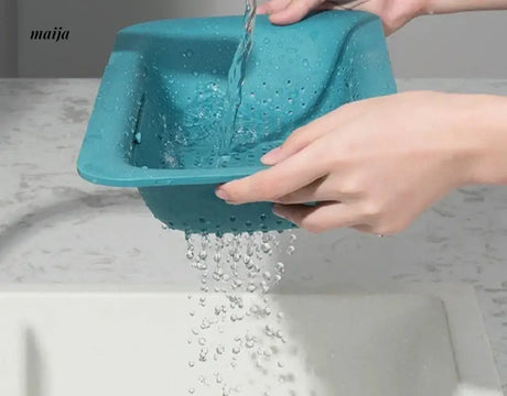 LIVETAI Adjustable Folding Plastic Basin Drain Basket from maija
