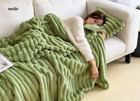 Rabbit Plush Blanket from maija