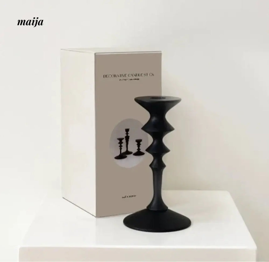 COLOURHUNTER Genuine Black Retro Candle Holder from COLOURHUNTER