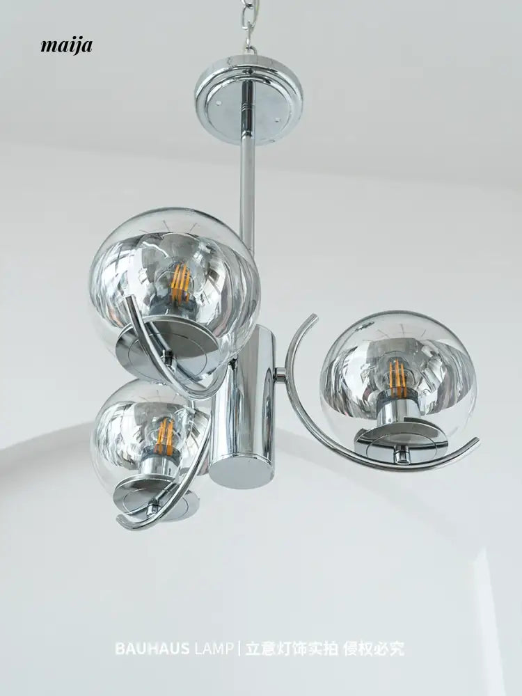 LYNN Space Age Glass Chandelier from Lynn's Lamp