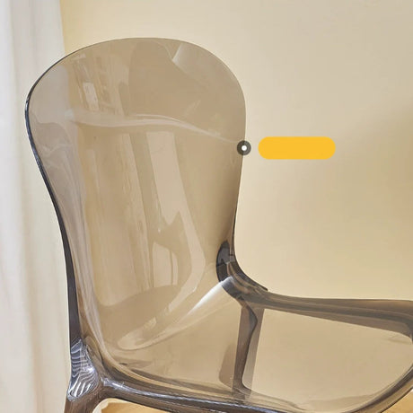 LAZYSPACE Levi Acrylic Milk Tea Highchair from LAZYSPACE