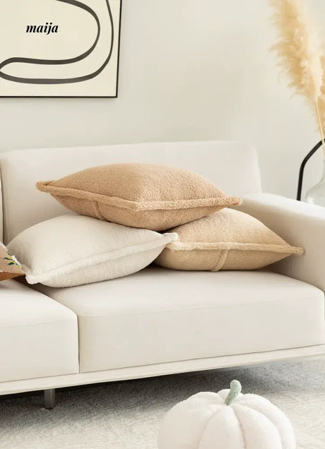 MISTYWOOD Milk Tea Pillow with Floral Pillowcase from MISTYWOOD