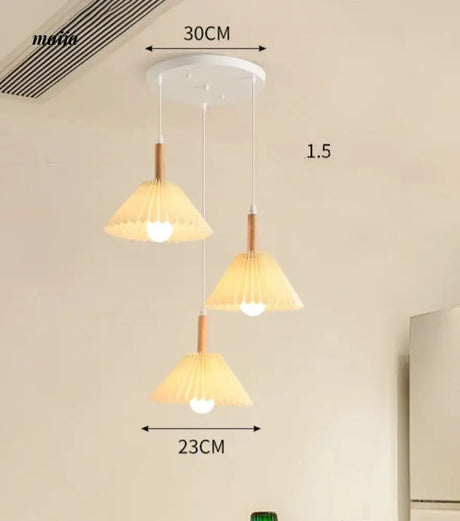GVG Pleated Lampshade Pendant Lamp from GVG