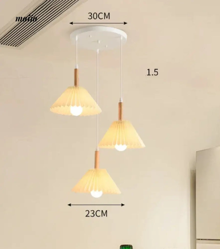 GVG Pleated Lampshade Pendant Lamp from GVG