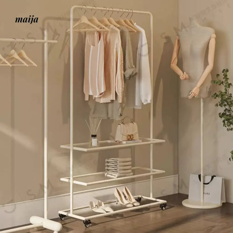 SM Scarlett Cream Style Movable Display Rack from SM