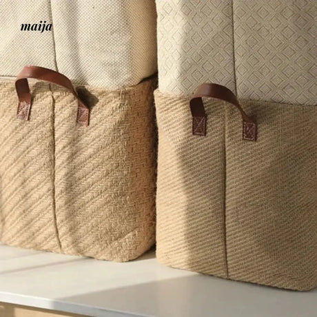 MUYE Square Woven Laundry Basket from MUYE