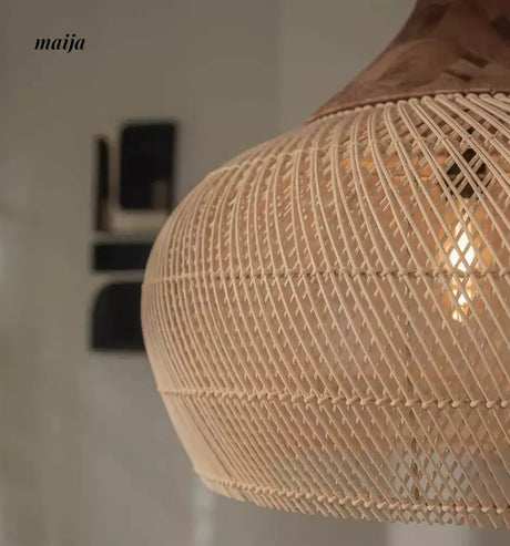 ZHONGSHAN Zen Rattan Chandelier for Restaurant from ZHONGSHAN