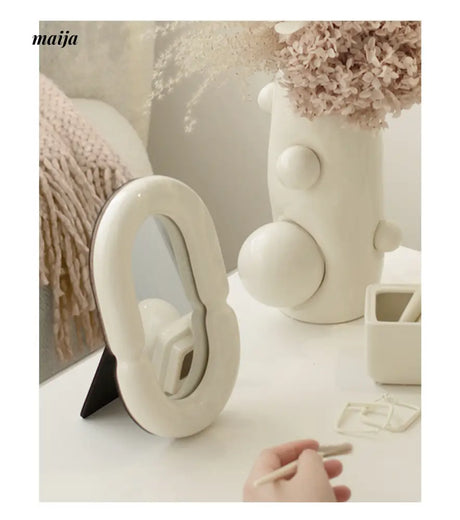 Eggshell Dressing Table Mirror from maija