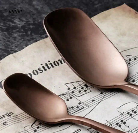 Bronze Steak Knife and Fork Set from maija