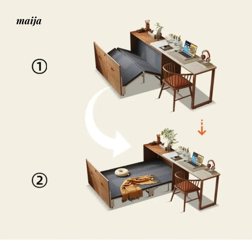 Foldable Solid Wood Nap Time Bed from maija