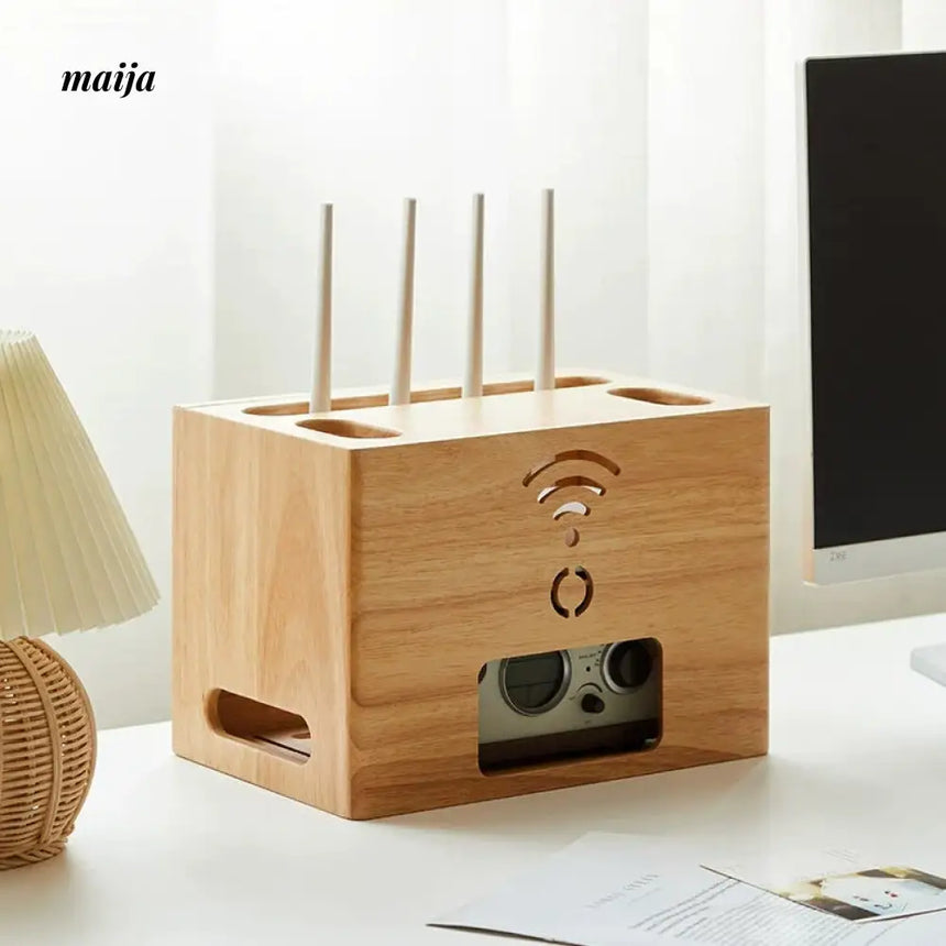 KIMACHI Wooden Router Storage Box from KIMACHI