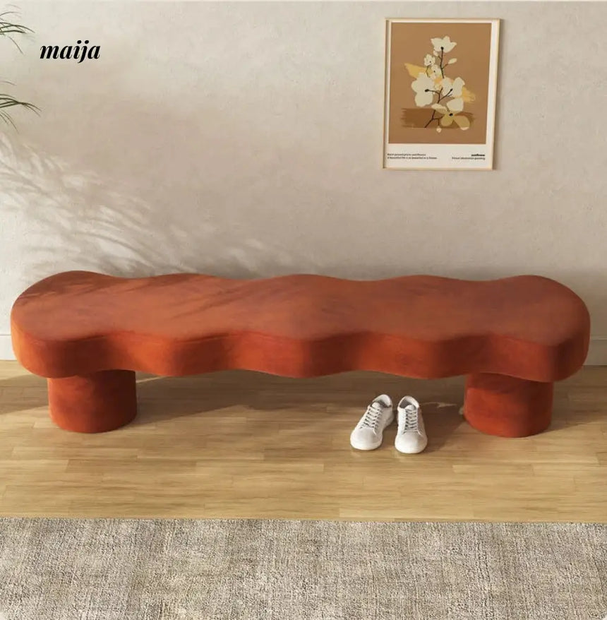 Elouise Wavy Long Bench from maija