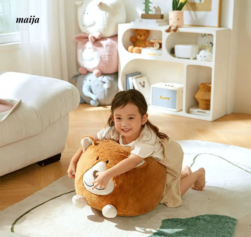 Cube Animal Bean Bag from Lin's Home